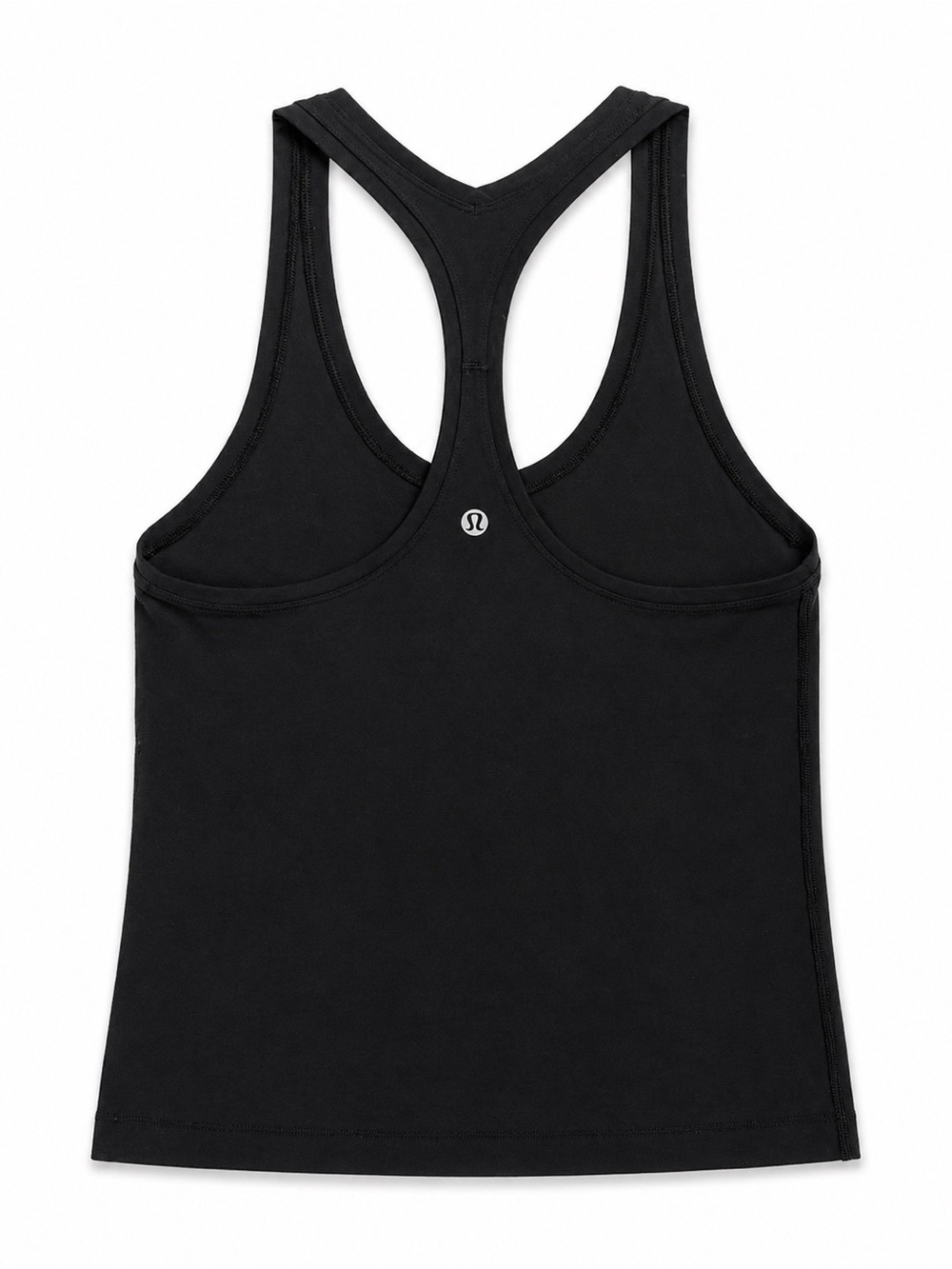 Lululemon Black Racerback Tank Top Built-In Bra Yoga Workout Size Small